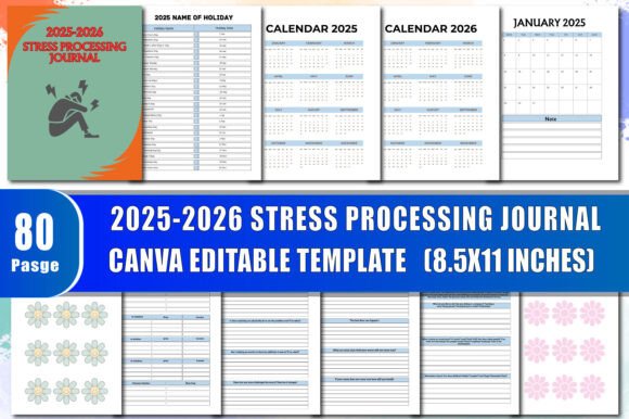 2025-2026 Stress Processing Journal: A Comprehensive Guide to Mindful Living and Productivity