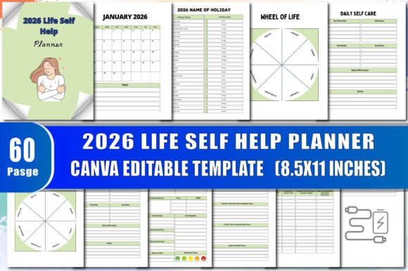 2026 Life Self Help Planner
