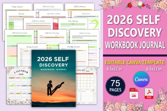 2026 Self-Discovery Workbook Journal: A Tool for Personal Growth and Healing