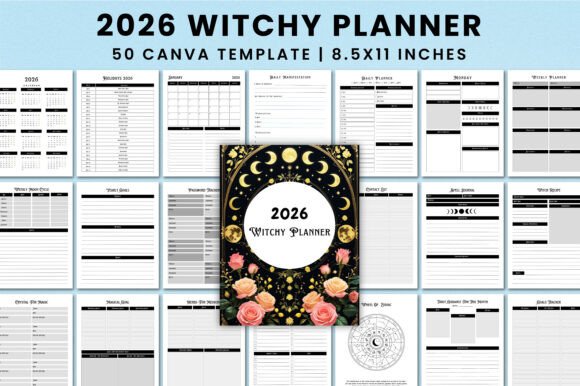 2026 Witchy Planner for Canva KDP: A Comprehensive Guide to Customizable Magic and Organization