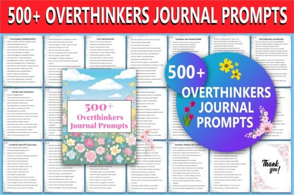 500 Overthinkers Journal Prompts