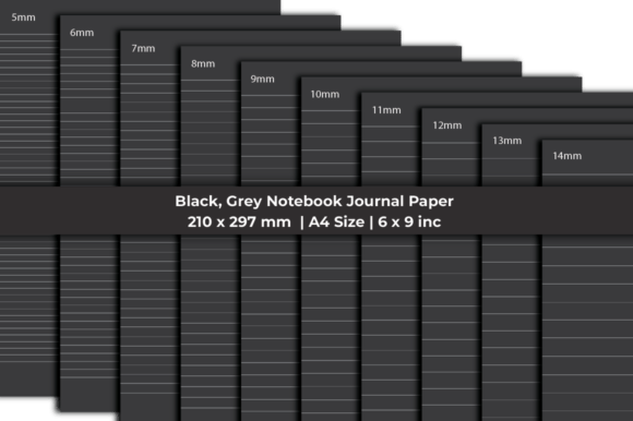 Black Paper Journal Bundle for Productivity and Creativity