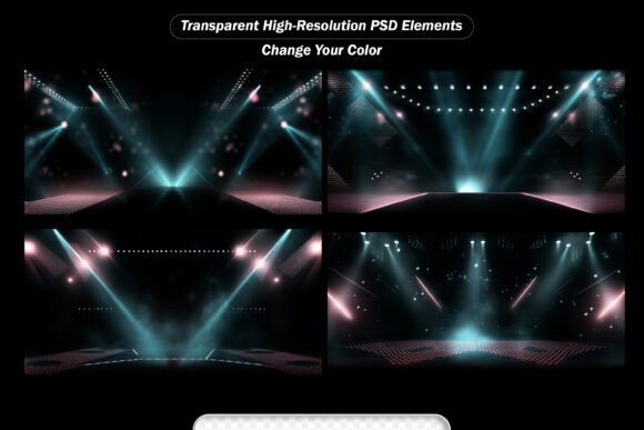 Bring Your Designs to Life with Spotlight and Two Side on Stage: A Dynamic Collection of Light Effects