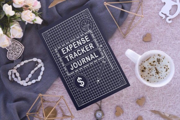 Expense Tracker Journal Cover Design