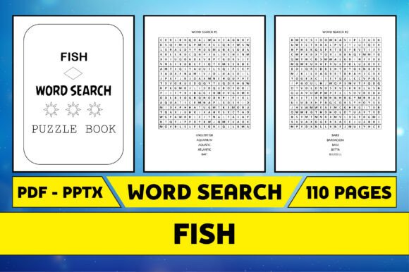 Fish Word Search Puzzle Game Interior