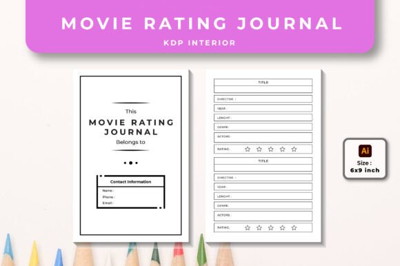Movie Rating or Review Book KDP Interior: Track Your Entertainment Journey with Precision