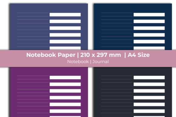 Notebook Journal Paper Bundle