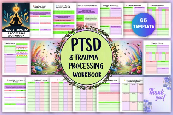 🧠 PTSD Trauma Processing Workbook: A Compassionate Tool for Healing and Recovery