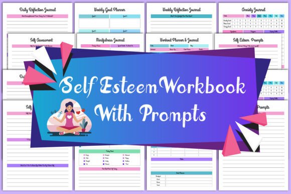 Self Esteem Workbook with Prompts Canva: A Powerful Tool for Personal Growth and Mindfulness