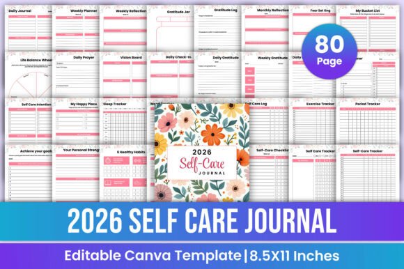 Strategic Self-Care for 2026: The Power of the 2026 Self Care Journal Canva Template