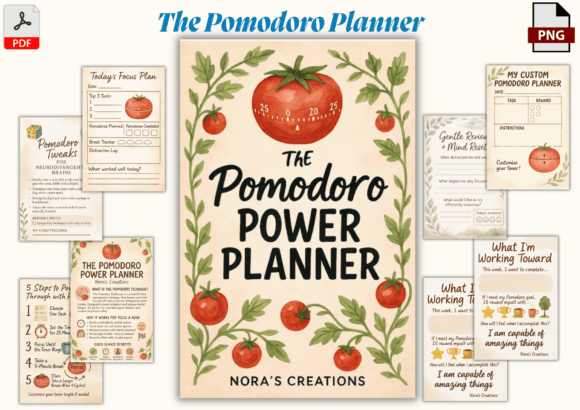 The Pomodoro Power Planner: A Tool for Focus, Productivity, and Neurodivergent Success
