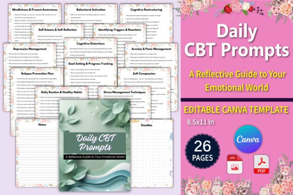 Transform Your Emotional Wellness with Daily CBT Prompts